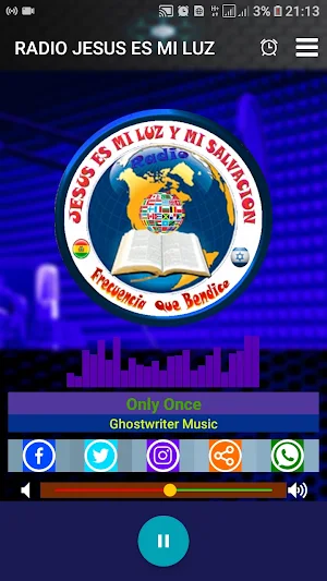 RADIO JESUS ES MI LUZ Y MI SALVACION Screenshot 0