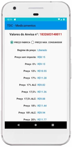 CMED - Tabela de Preços Screenshot 2