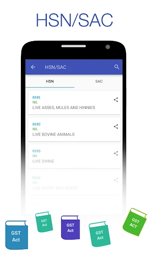 GST Connect - Rate & HSN Finder + GST Act & Rules Screenshot 0