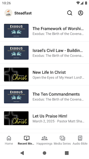 Steadfast Bible Fellowship Screenshot 1
