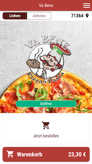 Va Bene Pizza Pasta Screenshot 0