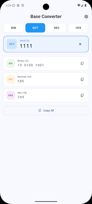 Number Base Converter Screenshot 1