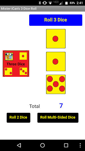 Mister iCan's Multi-Sided Dice Screenshot 1