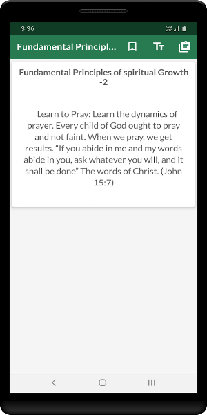 Growing up spiritually Screenshot 1