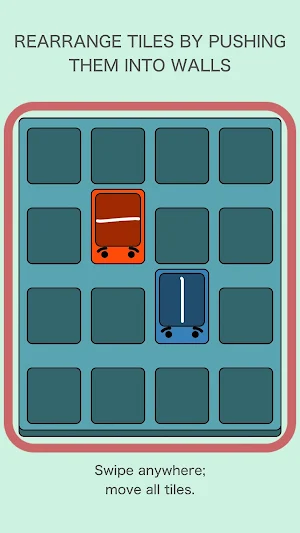 Kanji Swipe - Tile Sliding Puzzle Game Screenshot 1