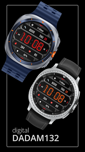 DADAM132: Digital Watch Face Screenshot 0