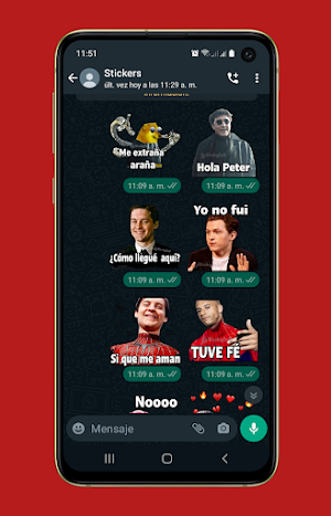 Stickers del Arácnido Screenshot 1