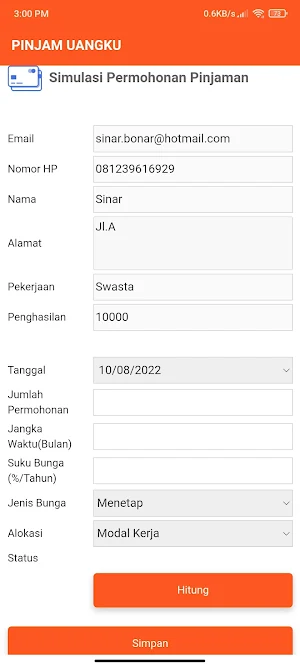 Online Loan Screenshot 2