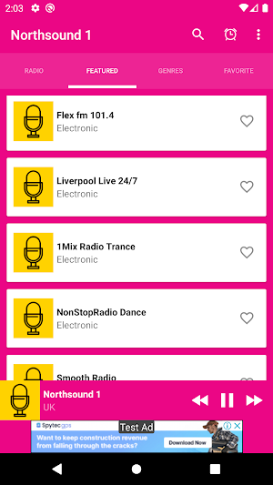 Northsound 1 App fm UK Screenshot 1