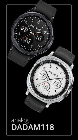 DADAM118: Analog Watch Face Screenshot 0