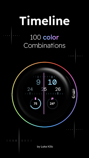 Timeline - Minimal Watch Face Screenshot 1