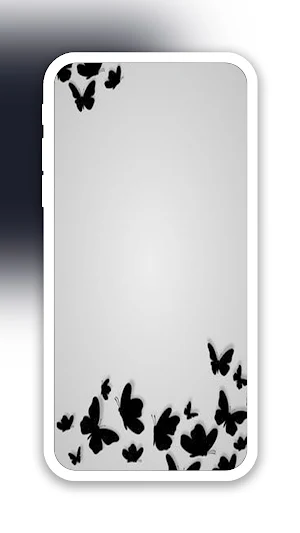 Butterfly Silhouette Wallpaper Screenshot 2
