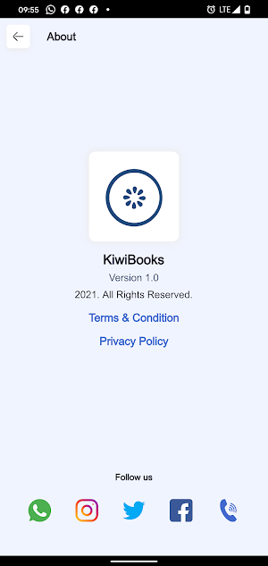 KiwiBooks Screenshot 2