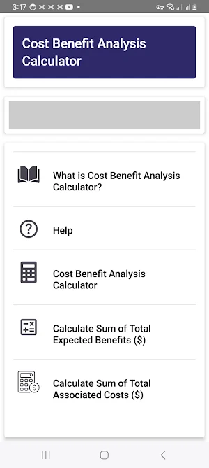 CBA Calculator Screenshot 0