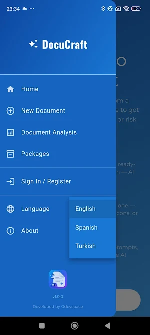 DocuCraft: AI Document Creator Screenshot 1
