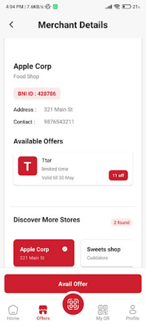 BNI Loyalty Screenshot 3