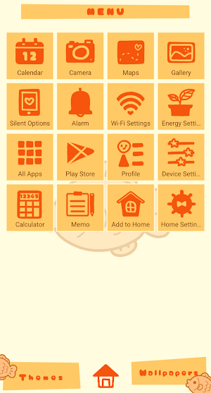 Mr. Taiyaki Theme +HOME Screenshot 1