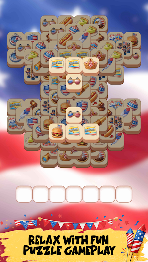 American Tile Match Puzzle Screenshot 3
