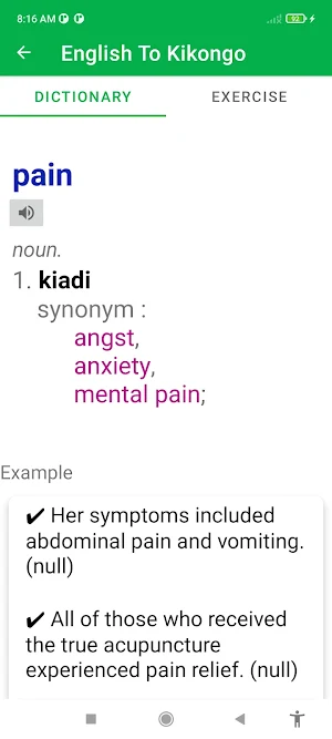 English To Kikongo Dictionary Screenshot 0