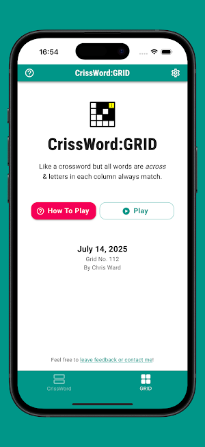 CrissWord Games Screenshot 1