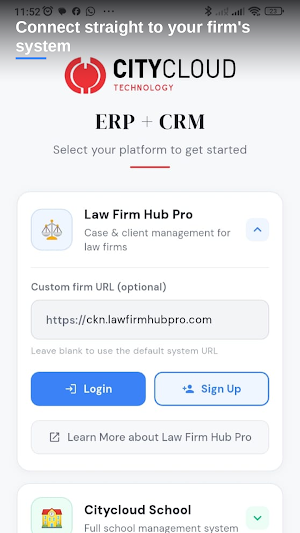 Citycloud ERP+CRM Screenshot 1