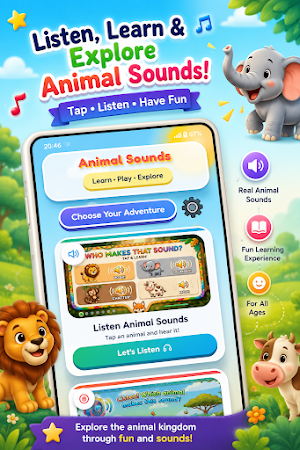 Animal sounds and Learning Screenshot 0