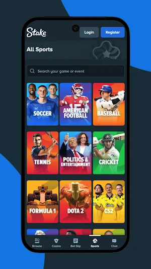 Stake – Play Smart Sports App Screenshot 1