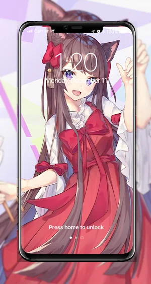 Anime Cat Girl Wallpaper Screenshot 2