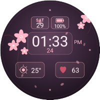 Cherry Blossom Watch Face