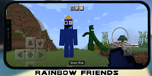 Rainbow Friends Mod Minecraft Screenshot 0