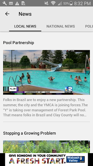 WTWO News MyWabashValley.com Screenshot 1