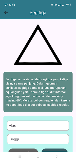 Belajar Latihan Bangun Datar Screenshot 0