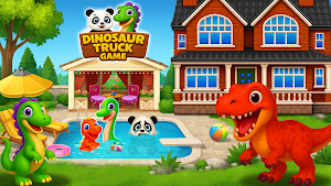 Dinosaur Truck City Builder 3D Screenshot 1