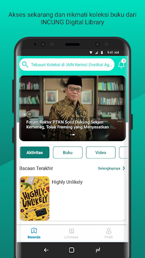 INCUNG Digital Library Screenshot 1