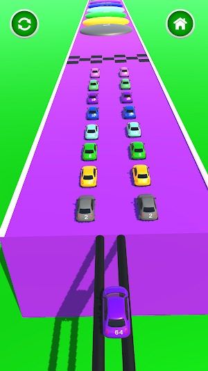 2048 Car Merge Runner Screenshot 2