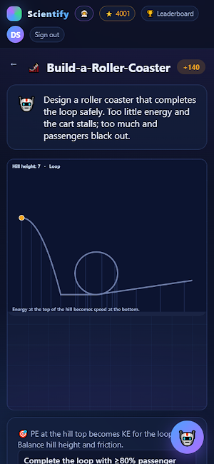 Scientify - Gamified Science Screenshot 3