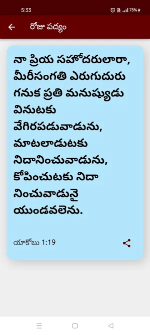 Telugu Bible Offline Screenshot 2