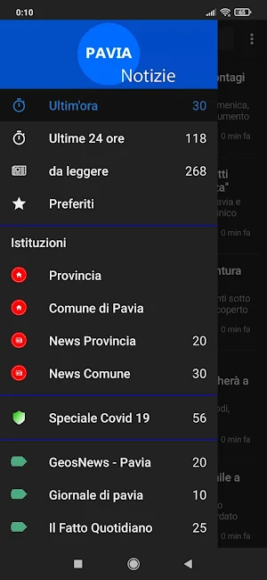 Pavia notizie Screenshot 0