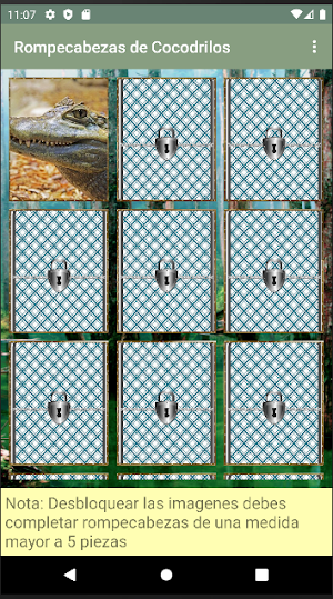 Rompecabezas de Cocodrilos Screenshot 1