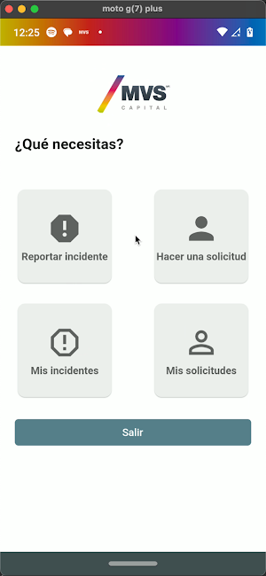 Mesa de Servicios MVS Capital Screenshot 1