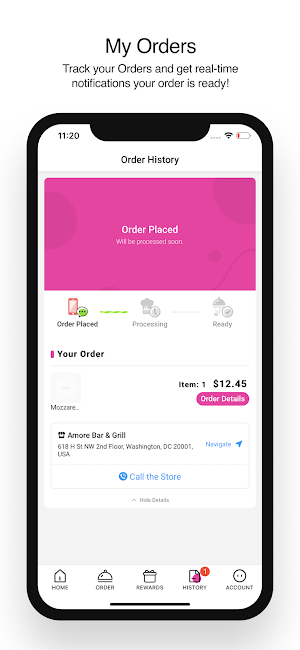 Amore Bar Grill Screenshot 2