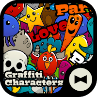 Pop Wallpaper Graffiti Characters Theme