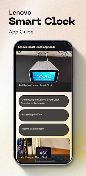 Lenovo Smart Clock app Guide Screenshot 0