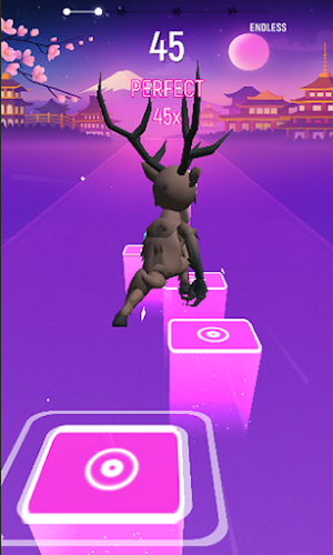 Night In Forest Tiles Dance Screenshot 2