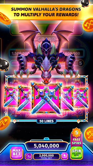 Valhalla Slots - Ancient Saga Screenshot 2