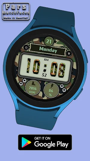 Pars Camouflage Watch Face Screenshot 3