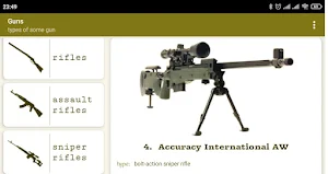 Guns info Screenshot 1