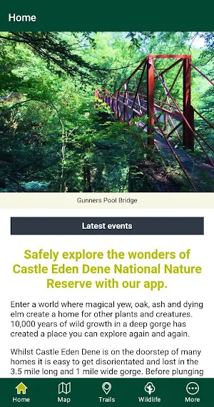 Castle Eden Dene Visitor App Screenshot 0