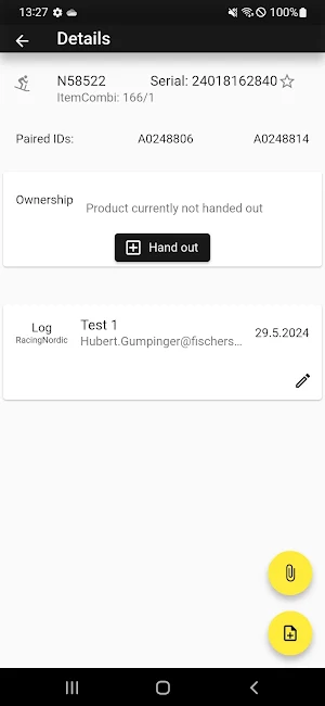 Fischer Staff App Screenshot 1