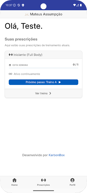 Mateus Assumpção Personal Screenshot 0